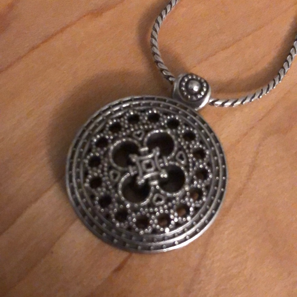 Brighton Pendant and Thick Chain Necklace